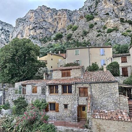 Studio Vue Sur La Roche, Au Calme Moustiers #1 Lägenhet Exteriör bild